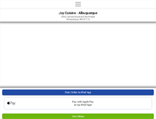 Tablet Screenshot of joycuisinealbuquerque.com